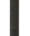 Matte Black Hinge Pin Door Stop With Ultra Low Profile And 0.25 Inch Clearance, Durable Carbon Steel Bumperless Design