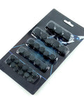30 Pc Car Bolt Covers And Nut Cap Set For Honda Vehicles With Decorative Hex Head Dome Dust Protection Kit Includes 0.8 1.0 1.2 1.4 Cm Sizes Durable Plastic Coated Shields To Stop Rust Dirt And Moisture Quick And Easy Install black hex nut caps on retail blister pack, 4 sizes