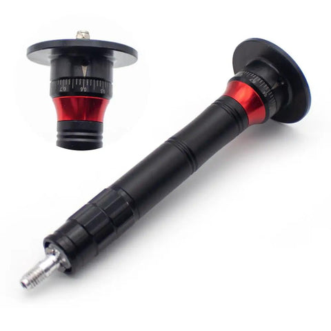 Mini Pneumatic Chamfering And Deburring Machine For Metal Work with black and red handle, designed for precise edge beveling.