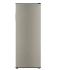 Six Point Five Cubic Foot Garage Ready Convertible Refrigerator Freezer in smooth platinum finish, front view showing door.
