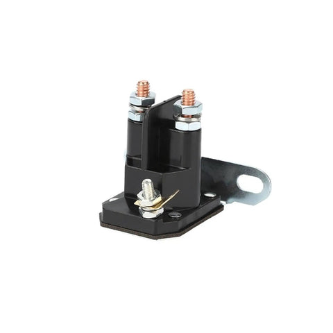Heavy Duty 12V Starter Relay For Lawn Mowers And Tractors, high current ignition relay with copper terminals and mounting bracket