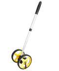 Xixian Double Wheel Measuring Tool Accurate Gear System for Distance with two yellow wheels and a silver handle.