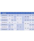 Heavy Duty Cnc Milling Fixtures Engineered Beefy For BT40 And BT50 Tapers specifications chart detailing model dimensions and weights.