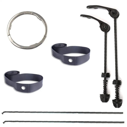 700C Road Bike Wheelset With Aluminum Rim And Carbon Hub, V Brake Quick Release For 7 To 11 Speed Cassettes accessories