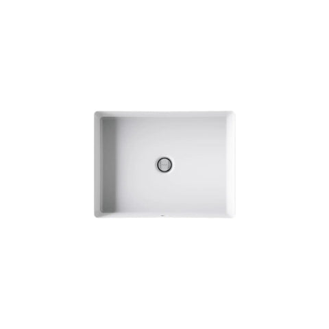Top Shelf Rectangular Undermount Bathroom Sink In Crisp White Vitreous China With Sleek Geometric Lines And Zero Hassle Wall Counter Installation For That Fresh Modern Look