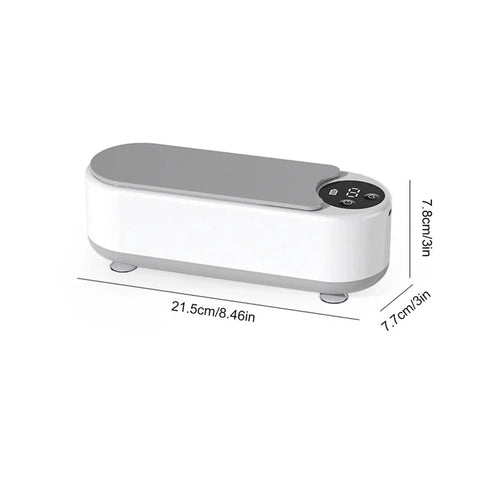 Totally Slick Portable Ultrasonic Cleaner For Sparkling Jewelry And Flawless Eyeglasses Hella Efficient Rechargeable Cleaning Pod