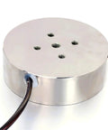 Heavy Duty Rock Solid 3000kg Lifting Electromagnet Holds Fast For Steel Scrap with connectors on the side.