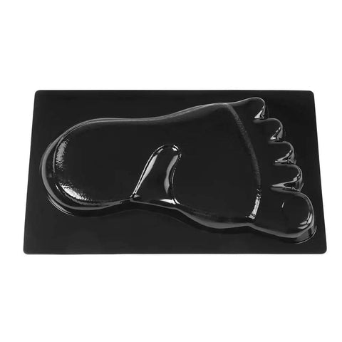 Front view of Two Pack Footprint Molds For Concrete Path Pavers, Garden Stone Stepping Stone Molds, Reusable DIY Yard Patio Path Stones, Durable ABS Plastic, 45 By 26.8 By 4 Cm.