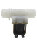 Front view of DC 12V 1/2 Inch Solenoid Valve NC Normally Closed Water Inlet Flow Switch for appliances with G1/2 thread.
