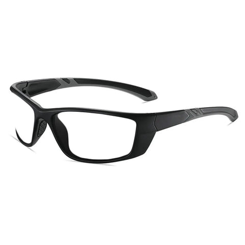 Photochromic Bifocal Reading Glasses For Men And Women, Wraparound Safety Glasses With Readers, Transition Gray Lenses, Top Clear Vision