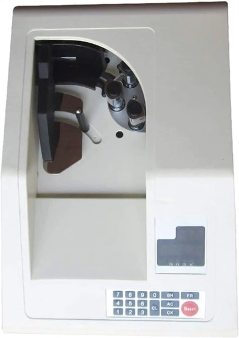 Heavy Duty Cash Counter Featuring Killer Vacuum Suction And Crisp Lcd Panel For Lightning Fast Bill Sorting And Certified Counterfeit Detection Perfect For Local Shops Wanting No Hassle Transactions - top view of cash counter machine.