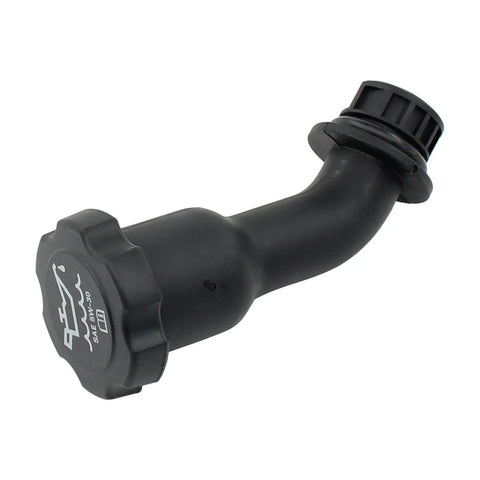 Engine Oil Filler Tube With Gasket And Cap For Chevrolet Silverado Trailblazer Avalanche Suburban Cheyenne GMC Yukon Sierra Envoy Buick Rainier Cadillac Escalade, side view