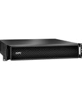 Heavy Duty Leak Proof Battery Enclosure Rack Mountable Black Case front view with mesh grille for IT gear power backup.