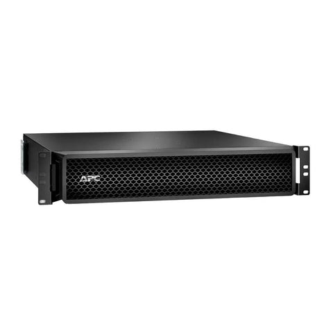 Heavy Duty Leak Proof Battery Enclosure Rack Mountable Black Case front view with mesh grille for IT gear power backup.