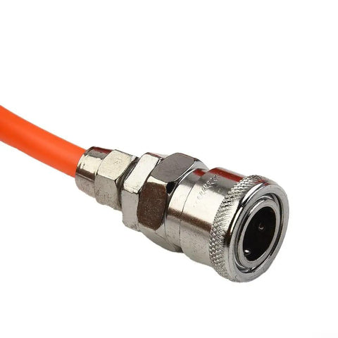 Heavy Duty Air Compressor Hose 5X8mm With Quick Coupler 10M Red PE Tube For Pneumatic Tools High Pressure 12KG Burst close-up