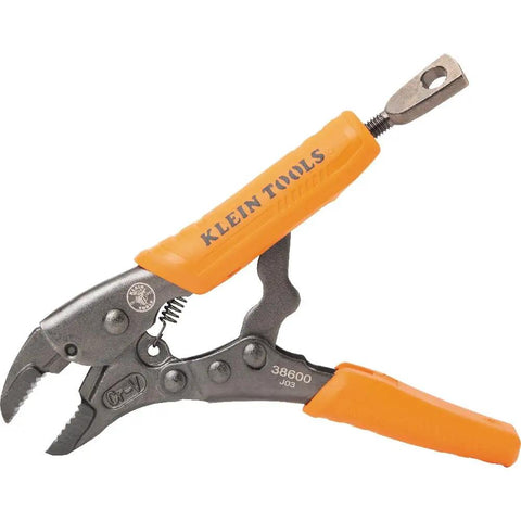 Curved Jaw Locking Pliers With Quick Release Handles, High Torque Mole Grips For Serious Clamping And Gripping, 5-Inch