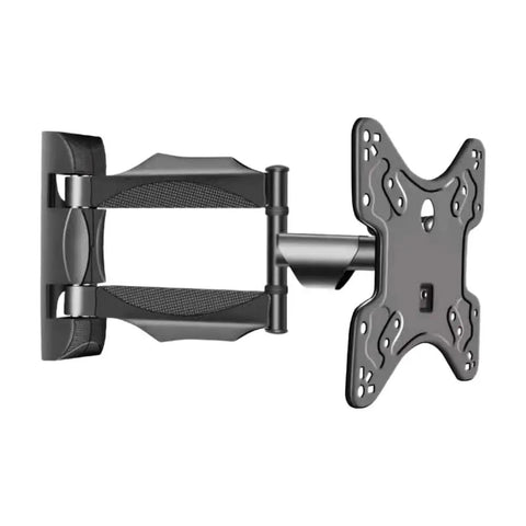 Full Motion TV Wall Mount Bracket With Slick 90 Degree Swivel Arm Heavy Duty Steel Build for screens 32 up to 100 inches side view.