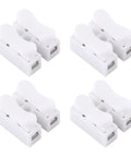 2 Pin Wire Connectors Set With 100 Pcs Spring Terminal Cable Clamps Quick Connectors For LED Strip Light Wiring Durable