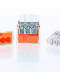 Push-In Wire Connectors Assorted Pack 2-Port 3-Port 4-Port 75 Pieces No-Twist Design For Quick Splices Solid Wire Capacity