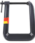 Heavy Duty Deep Throat U Clamp G Style Woodworking Steel Deep Reach C Clamp For DIY Carpentry Jaw Opening 100mm To 185mm