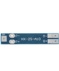 Heavy Duty 18650 Battery Charger Pcb Board With Smart Bms Protection Module 5 Pack 2S 7.4V 8.4V 8A board front view, compact blue design.