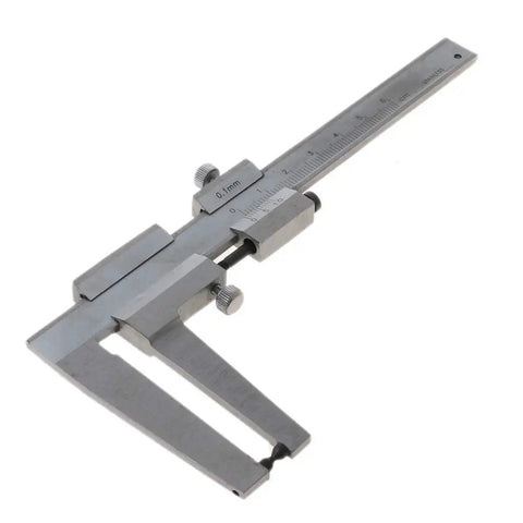 Upgraded 0-60mm Verniers Calipers Not-Digital Steel for Brake Disks Measuring Tool Easy Carry Measurer Verniers Calipers Digital close-up view