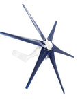 800W Wind Turbine Generator Kit For Off Grid Power 12V 24V 48V Easy Install Six Blade Windmill System With Controller For Homes Boats