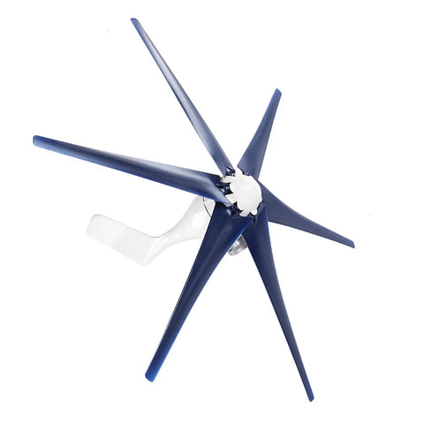 800W Wind Turbine Generator Kit For Off Grid Power 12V 24V 48V Easy Install Six Blade Windmill System With Controller For Homes Boats