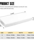 Size chart for Music Note Design Keyboard Dust Cover For 61 To 76 Key Pianos Soft Cloth Full Coverage Keyboard Protector.