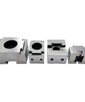 Pro Shop CNC Machining OK Fixture With Multi Station Wedge Clamping Block, solid steel clamps in various sizes.