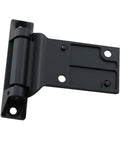 Beefy Heavy Duty Zinc Alloy Industrial Electrical Cabinet Hinge For Large Thickened Switch Cabinet Mechanical Hinge Rugged Industrial Grade Door Hardware For Enclosures 1 Piece CL282-1, black side view