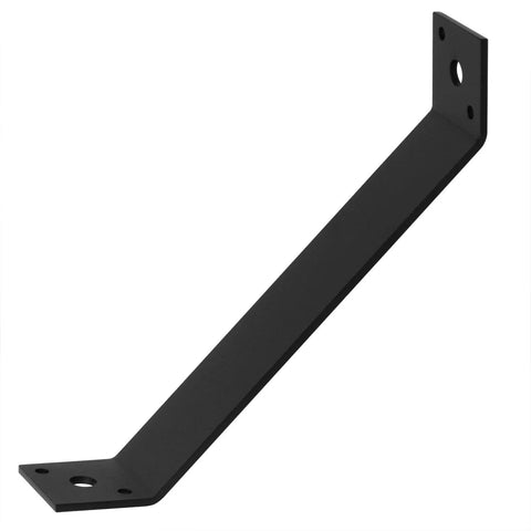 Heavy Duty Inside Mount 45 Degree Angle Strap Brace Set, 11 Gauge Steel, 7 1/8 x 1 3/8 x 1 1/2 Inches, Powder Coated Finish