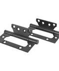 304 Stainless Steel Concealed Door Hinge with Built In Ball Bearing Black Finish Quiet Smooth Close for Cabinets and Wardrobes