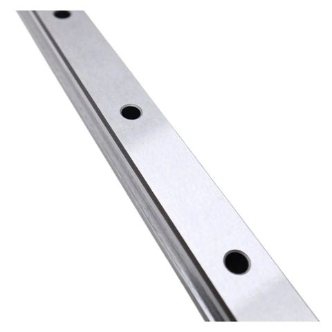 Close-up of Heavy Duty 1000mm Linear Guide Rail With CNC Slide Block Set For Router 3D Printer And Milling Machines, showing mounting holes