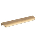 Gold Aluminum Furniture Handle 480 500mm Profile Bowie for Drawers and Cabinets, shown with sleek modern design and gold finish.