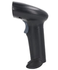 Side view of a USB Wired Handheld Barcode Scanner With CMOS Sensor That Nails 1D 2D And QR Codes Fast For Warehouse Library And Supermarket Use