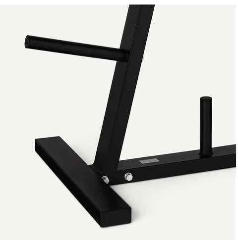 Heavy Duty Five Spoke Weight Plate Tree Rack For One Inch Plates Rock Solid Steel Gym Storage Black Powder Coated Fitness Rack For Garage Workouts And Home Training Built Like A Tank For Savage Sessions