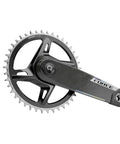 Force 1x AXS Power Meter Crankset 170mm XPLR Dub Wide 42T With Left Side Power Meter, aluminum chainrings exposed