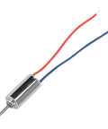 Dope Micro Coreless DC Motor Set 4.5V Tiny 32250RPM Low Noise 4mm By 8mm Size with red and blue wires for RC toys and DIY projects