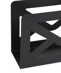 Close-up of metal Storage Letters Sorter With Cutout Envelope Design For Home Office Desk Organization, showing envelope design
