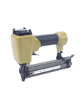 Heavy Duty Oil Free Pneumatic Staple Gun F32 Brad Nailer air powered tool with comfy rubber grip and smooth trigger pull.