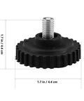 Stainless Steel Feet For Digital Kitchen Scales With Non Slip Rubber Bumpers Universal Replacement Parts, size 1.7 x 1.7 in