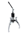 Beast 20 Ton Hydraulic Gear Puller Set 3 Jaws Wheel Bearing Puller Kit, solid steel, front view with lever