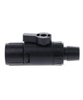 Awesome 16mm By 22mm Push To Connect Water Pipe Kit With Control Valve For Aquarium Filters And Hose Tubing That Makes Plumbing Super Easy And Fast, black plastic valve
