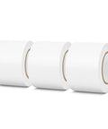 Hardcore Durable Pipe Wrap Tape With PVC Backing, 3 Pack 50 Foot Rolls Two Inches Wide white rolls against a white background.