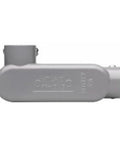 Heavy Duty Aluminum Lr Form 5 Conduit Body Integral Cover And Gasket Pack For One Inch Rigid Electrical Lines side view