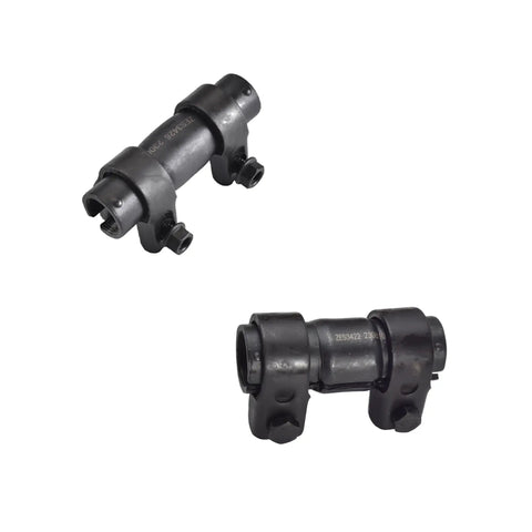 Beefy Front Outer Tie Rod Ends Kit With Inner Tie Rod End Pitman Arm End And Drag Link Sleeve For 2000-2005 Ford Excursion And 2000-2004 F-250 F-350 Super Duty 4WD black steering linkage parts