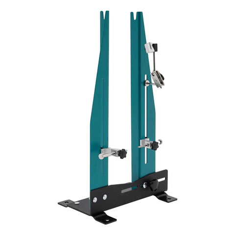 Professional Bicycle Wheel Truing Stand Removable Multifunction Wheel Alignment Tool Fits 16 To 29 Inch Mountain Bikes And 700c Road Bikes For Rim Calibration And Maintenance, blue and black finish, free-standing