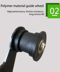 Polymer material guide wheel for Turn Your Angle Grinder Into A Belt Sander Attachment Kit With A Handy Table Stand, Pipe Brackets
