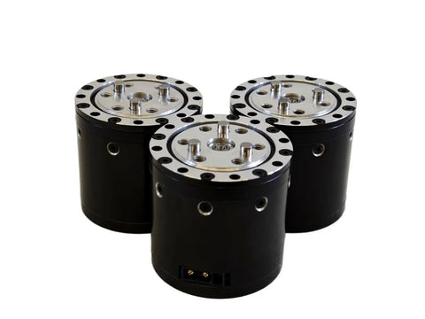 Beefy 5.5 Nm Integrated Joint Motor Module With Switch Encoders One Color Finish For Robotic Joints And Precision Motion Control Projects Easy Mount And Quick Setup, black cylindrical motor units